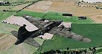 B-17F Memphis Belle, off Normandy France Test flight in P3D v5 III Flugplatz Argentan.jpg